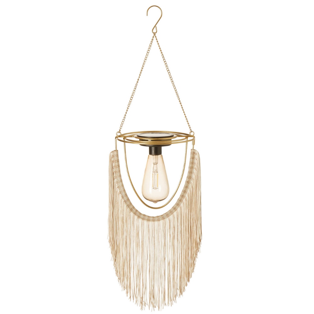 

Lampion solarny makrama Boho