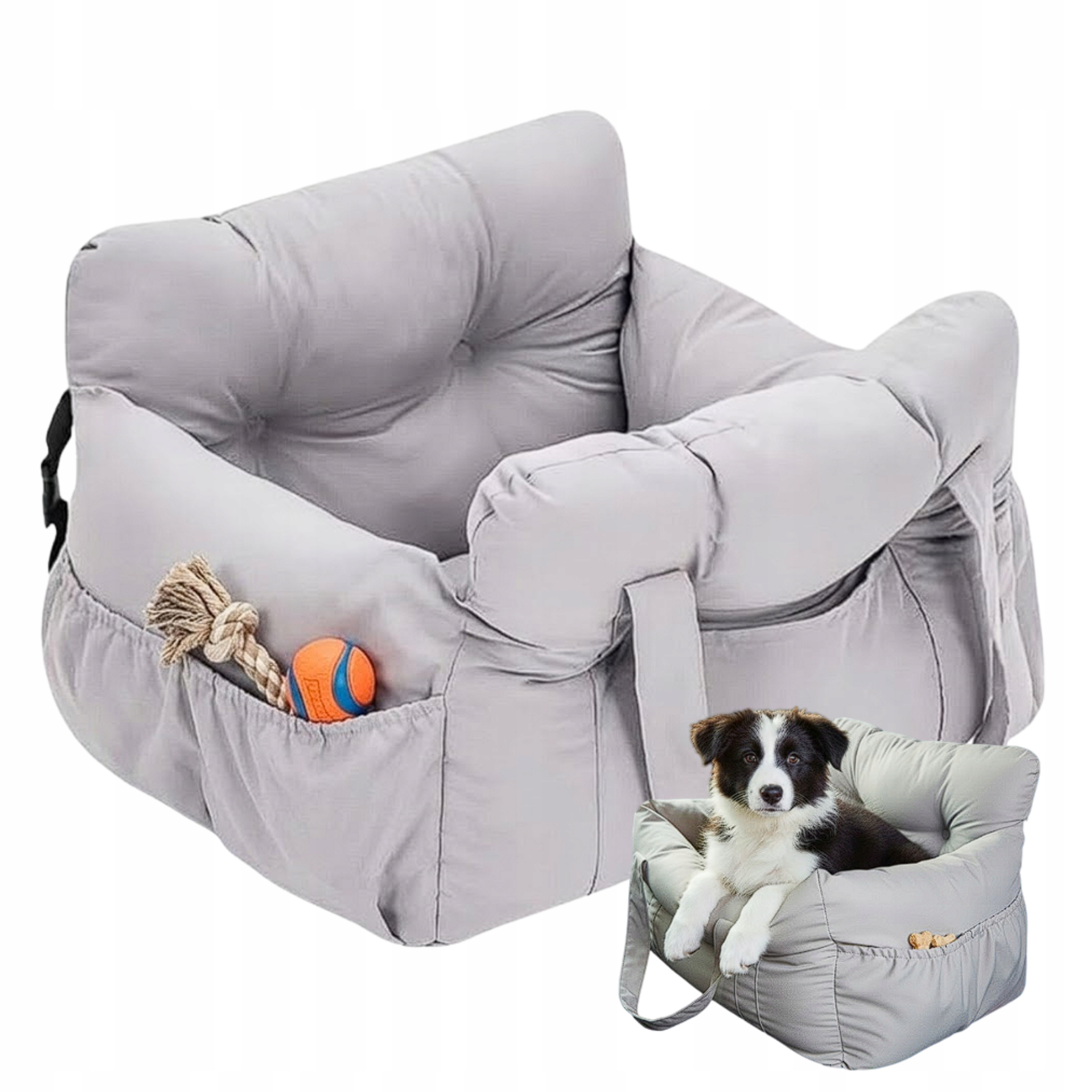 Přepravka pro psa do auta Sedačka Taška 2v1 Pro Kočky Premium 50x50 cm