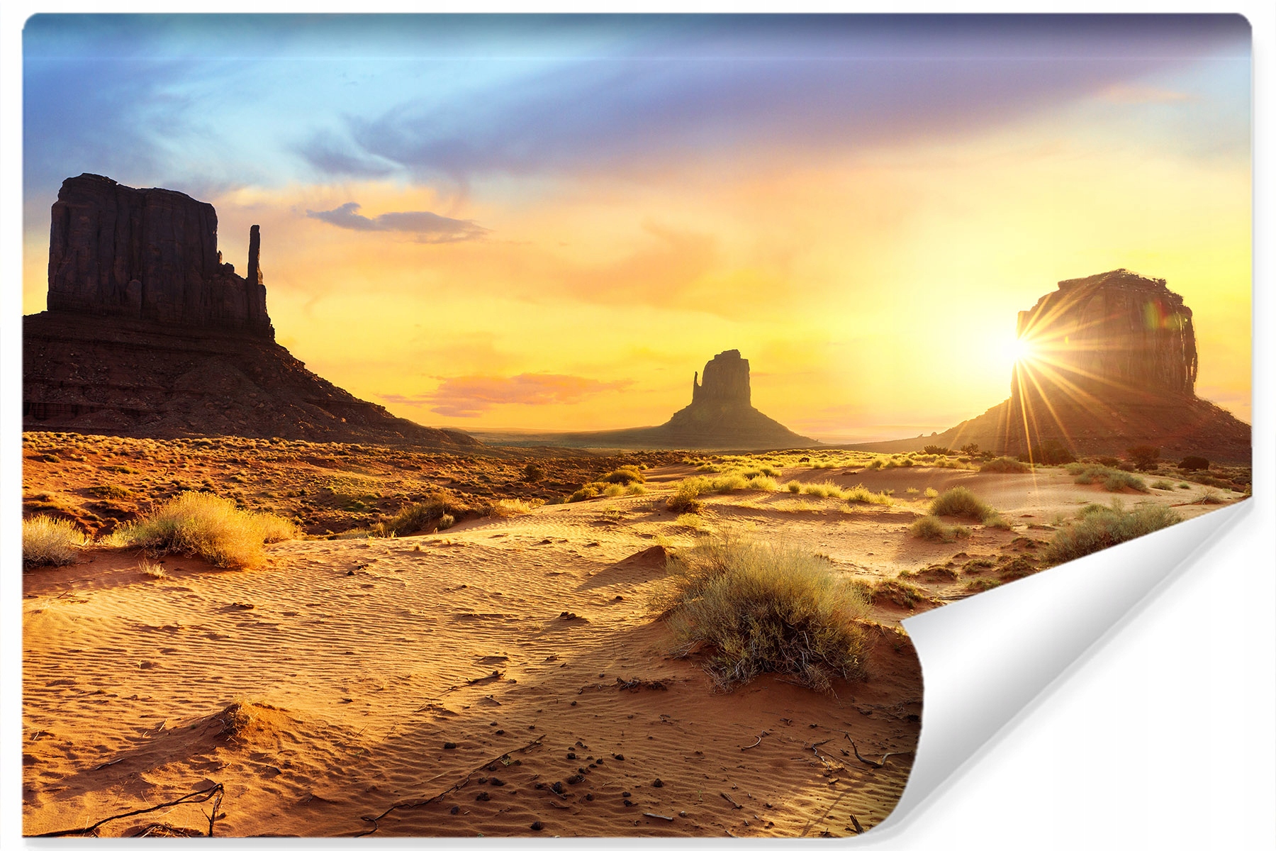 Fototapeta do obývacího pokoje Poušť Krajina 3D 360x240