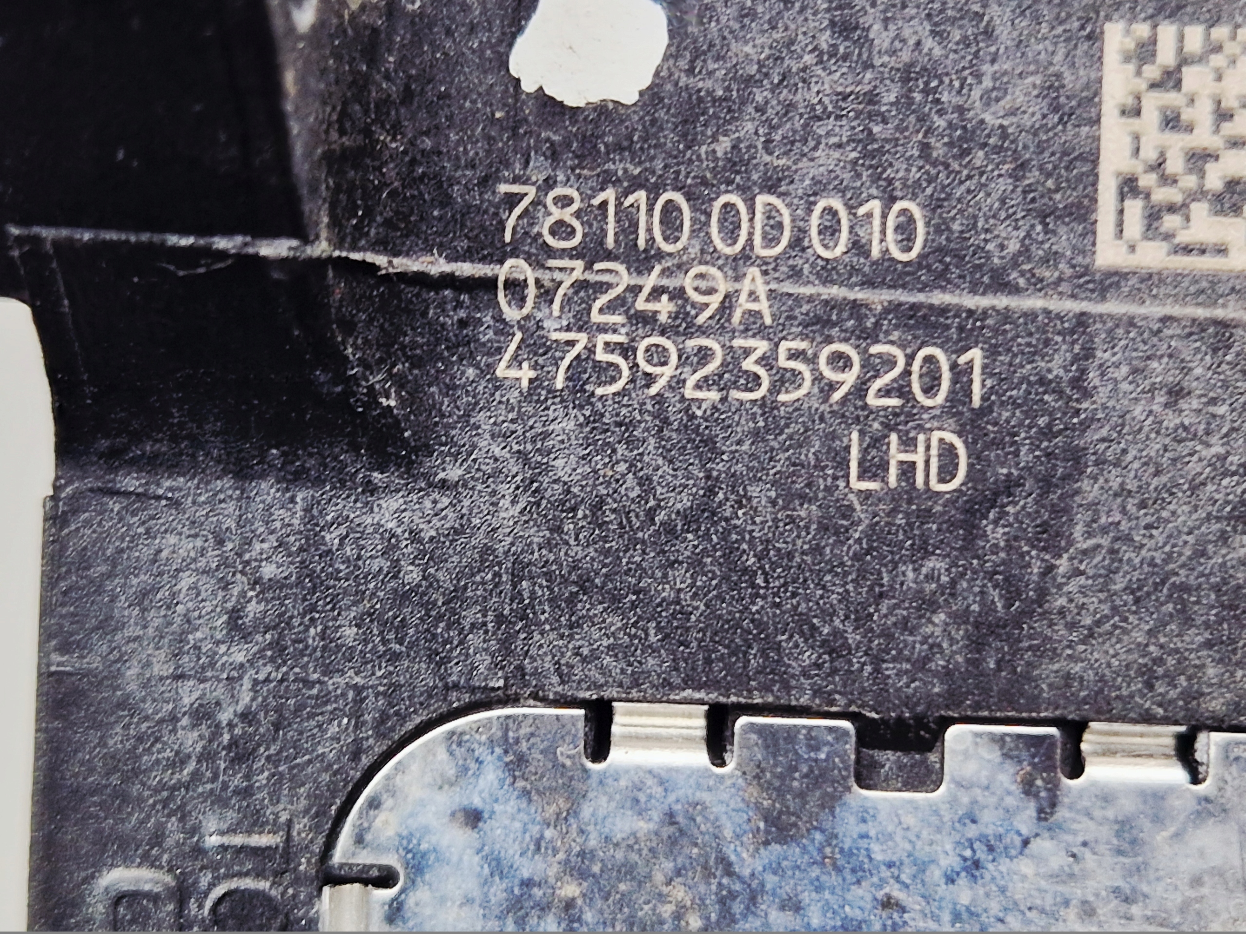 TOYOTA YARIS II 2 1.4 D4D accelerator pedal 78110D010
