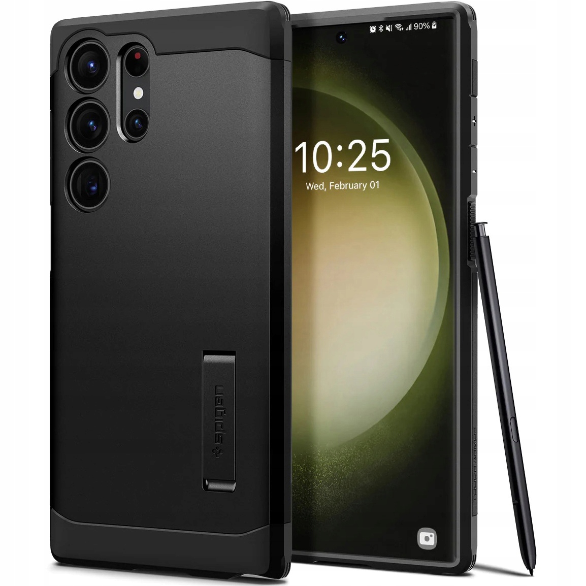 Etui do Samsung S23 Ultra Spigen Czarny