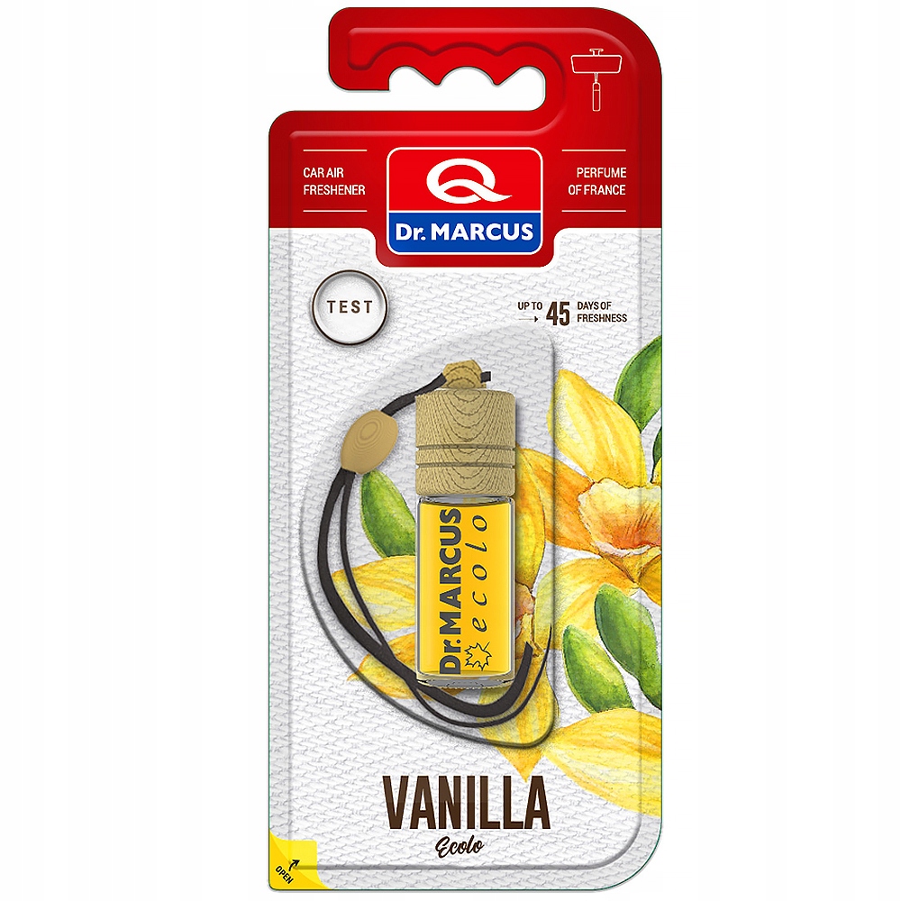 Dr. Marcus zapach samochodowy Ecolo Vanilla, 45 dni 4,5 ml
