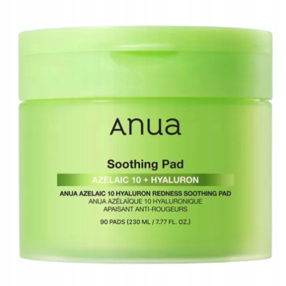 Anua Azelaic 10 Hyaluron Płatki Łagodzące Łagodą Podrażnienia 90 szt