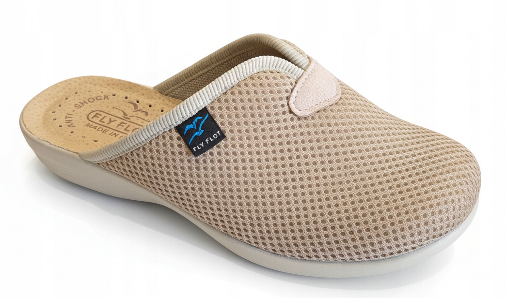 Dámské Nazouváky žabky Fly Flot na klínku, velikost P3 Y64 Fe, béžová, vel. 39