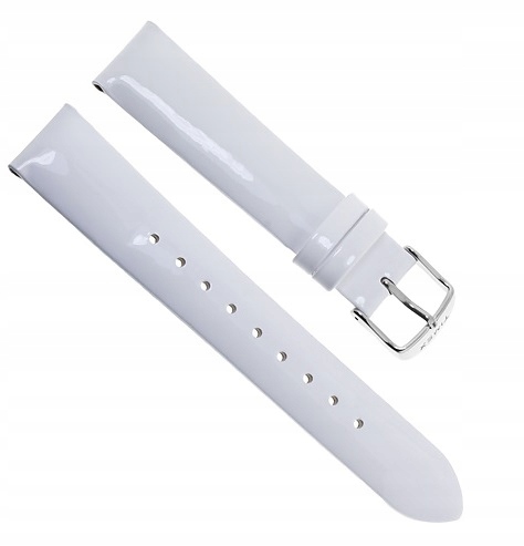 

Biały Pasek 18mm Do Zegarka Timex Lakier T2N791