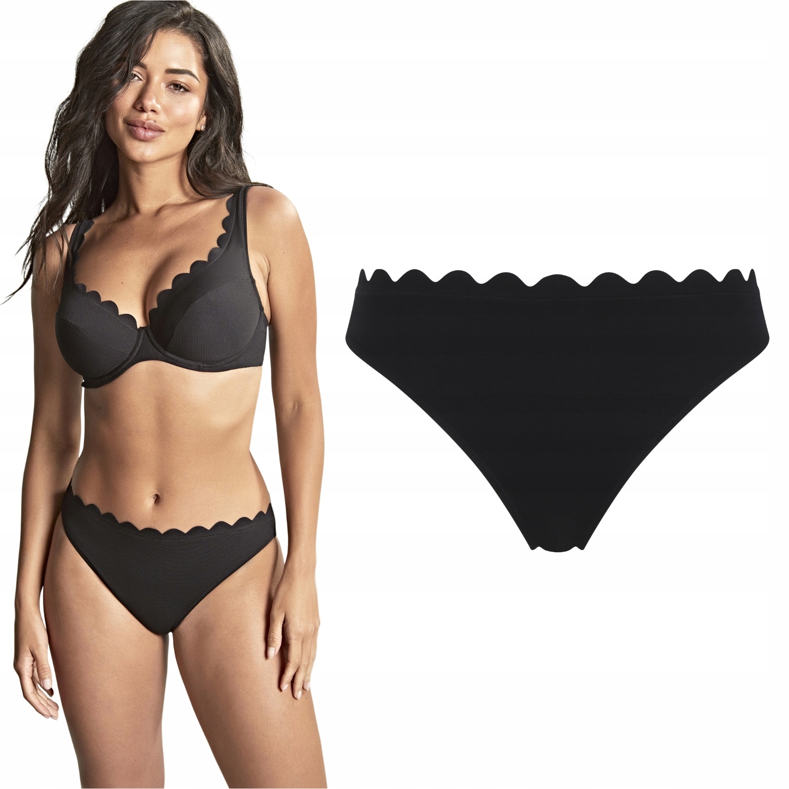Panache Swim Spirit Classic Bikini Bottoms Black plavkové kalhotky L 14