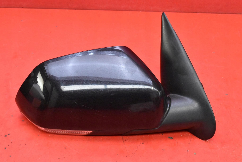 mirror right black, EU 014245 SKODA OCTAVIA 2 II 04-08 8 PIN