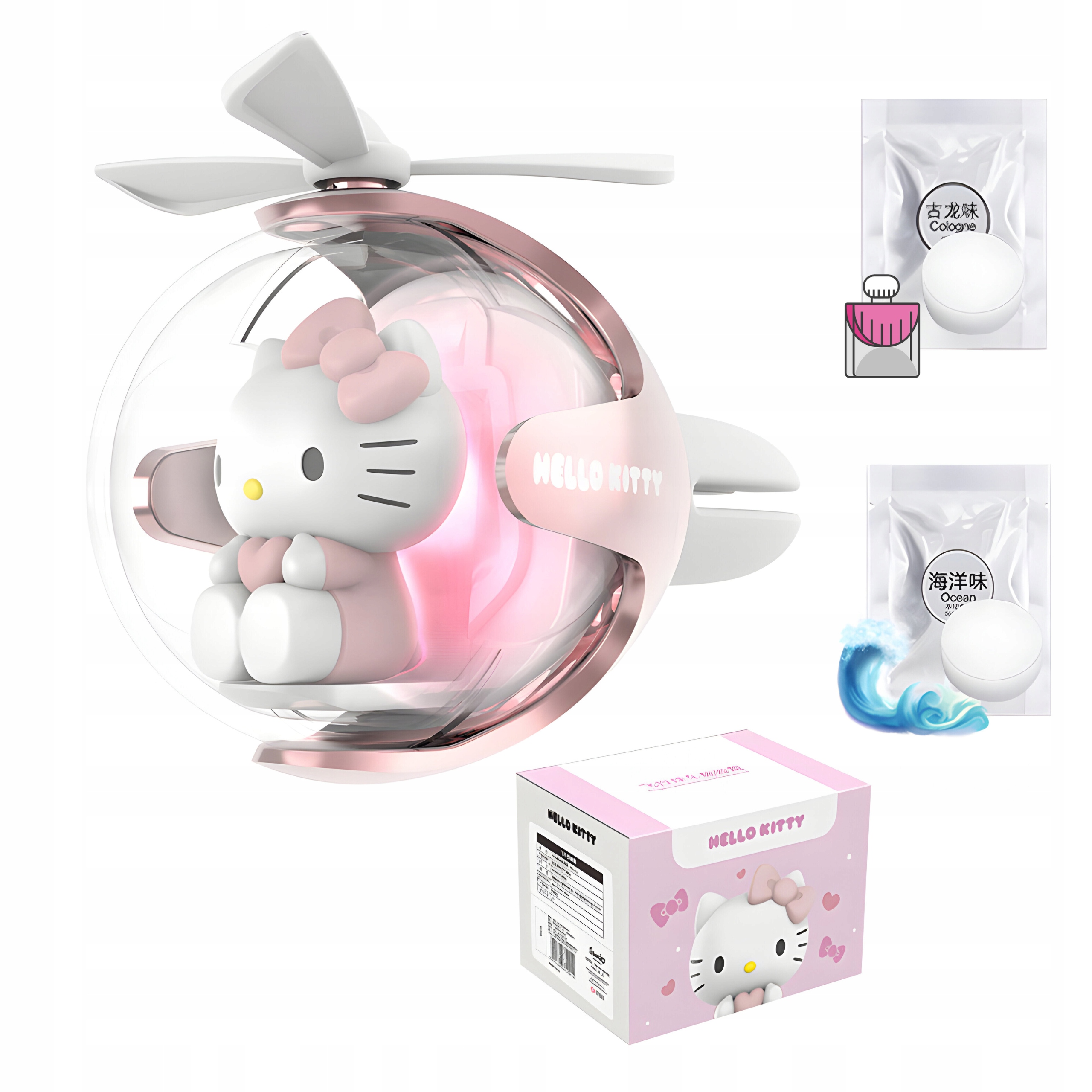 ŚWIECĄCY ZAPACH DO SAMOCHODU ODLOTOWY MIŚ OZDOBA ODŚWIEŻACZ DO NAWIEWU Producent Inny