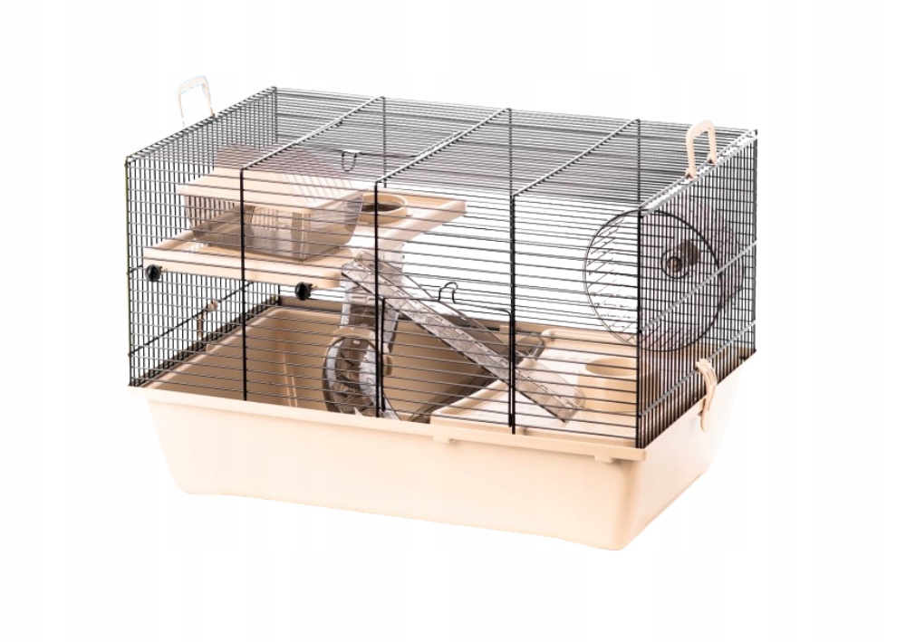 Levně Klec s toaletou pro malé hlodavce Inter-Zoo 33 x 33 x 50 cm