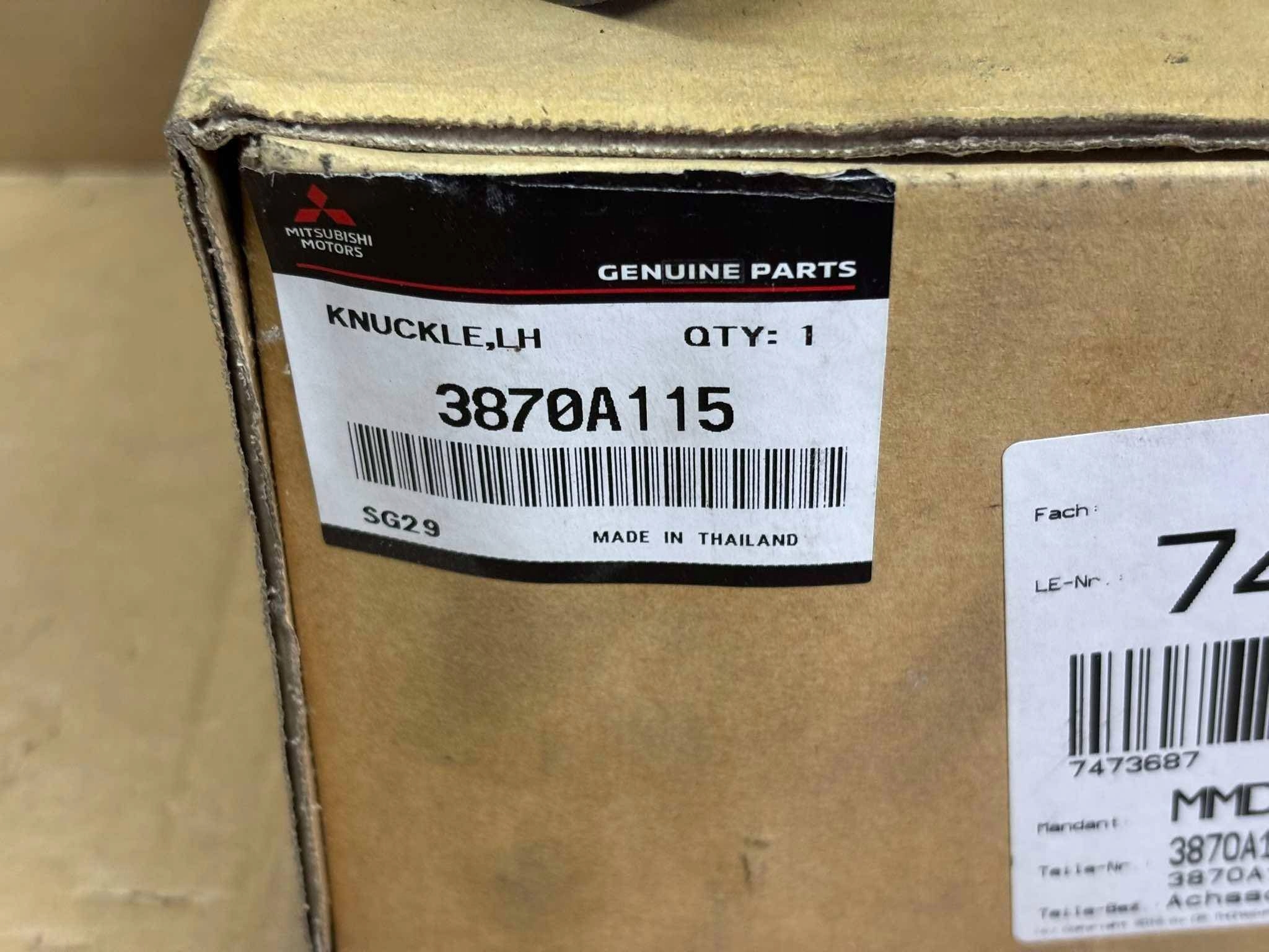 swing wheels left MITSUBISHI MIRAGE VI G4 3870A115