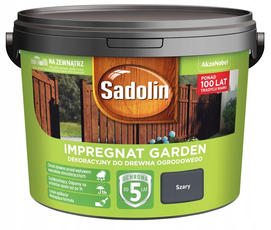 

Impregnat Sadolin Garden- szary, 9l
