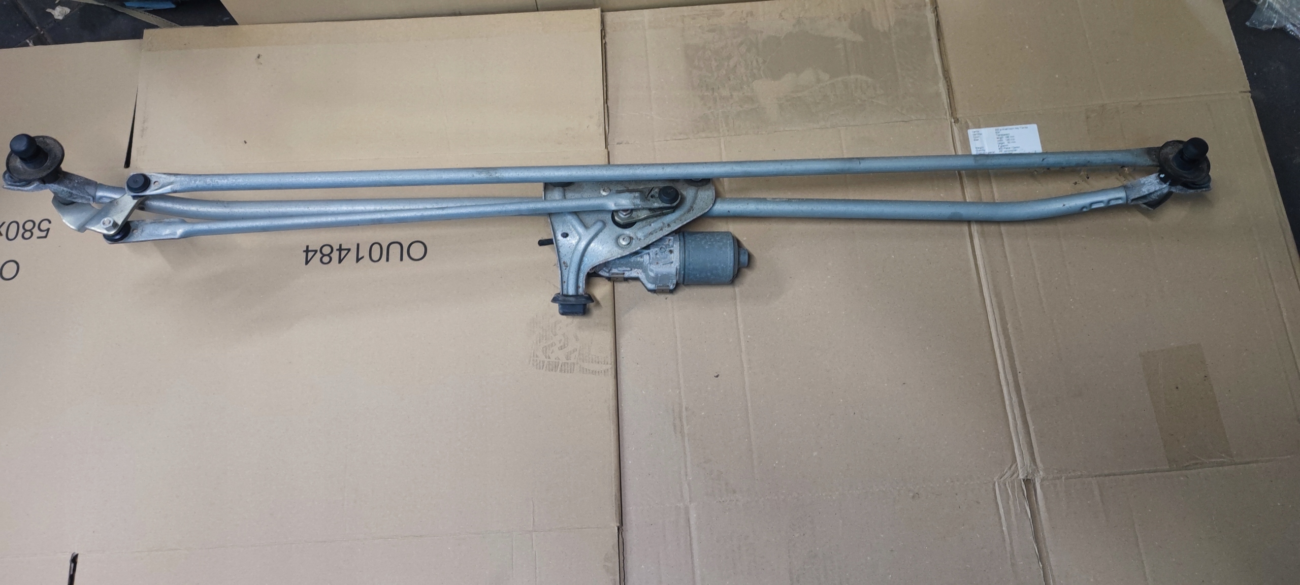 OPEL MERIVA B mini motor wiper mechanism front complete
