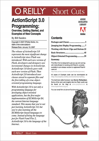 ActionScript 3.0 Programming: Overview, Getting