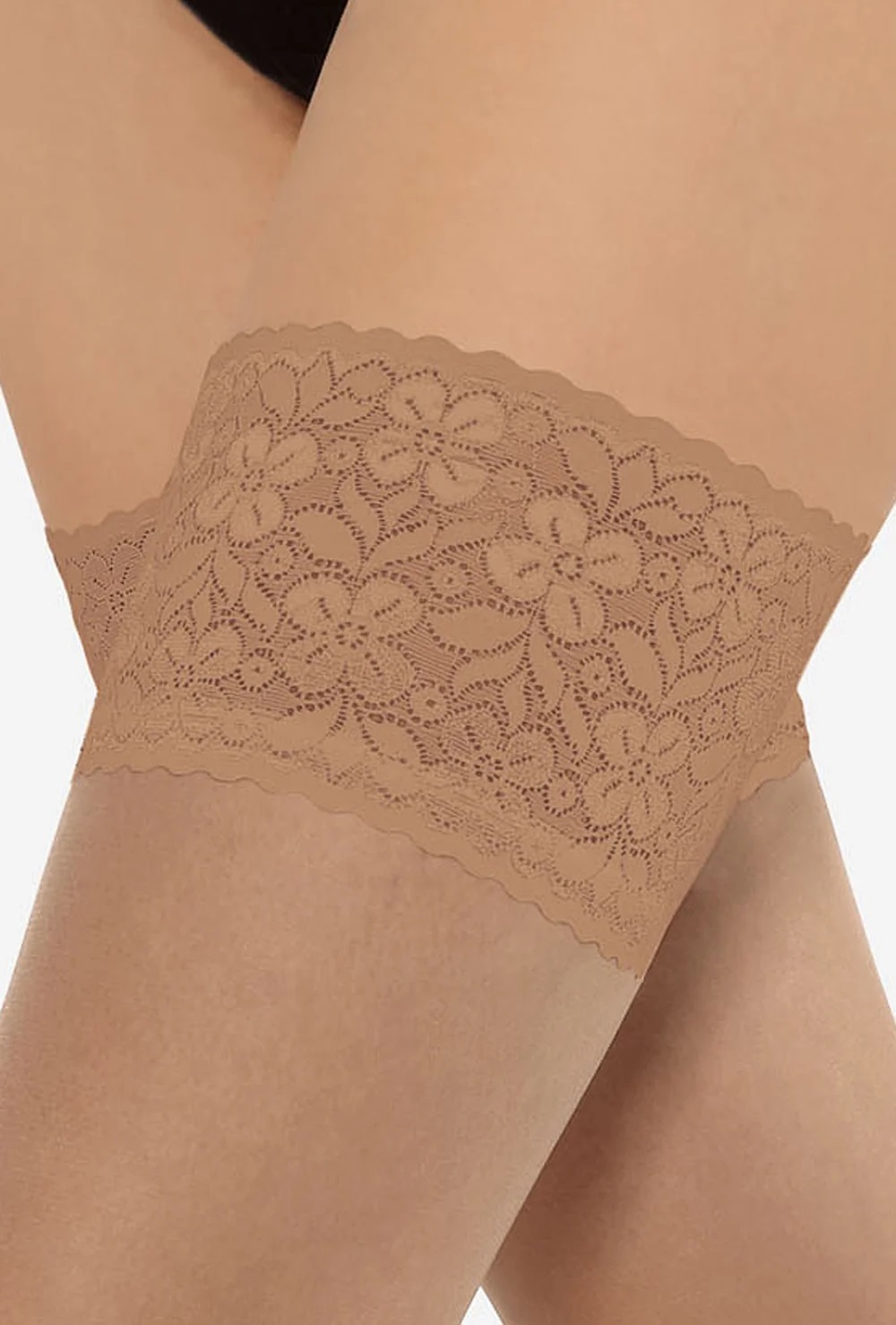 Gatta pończochy samonośne Michelle 01, beige 3/4 Rozmiar 3/4