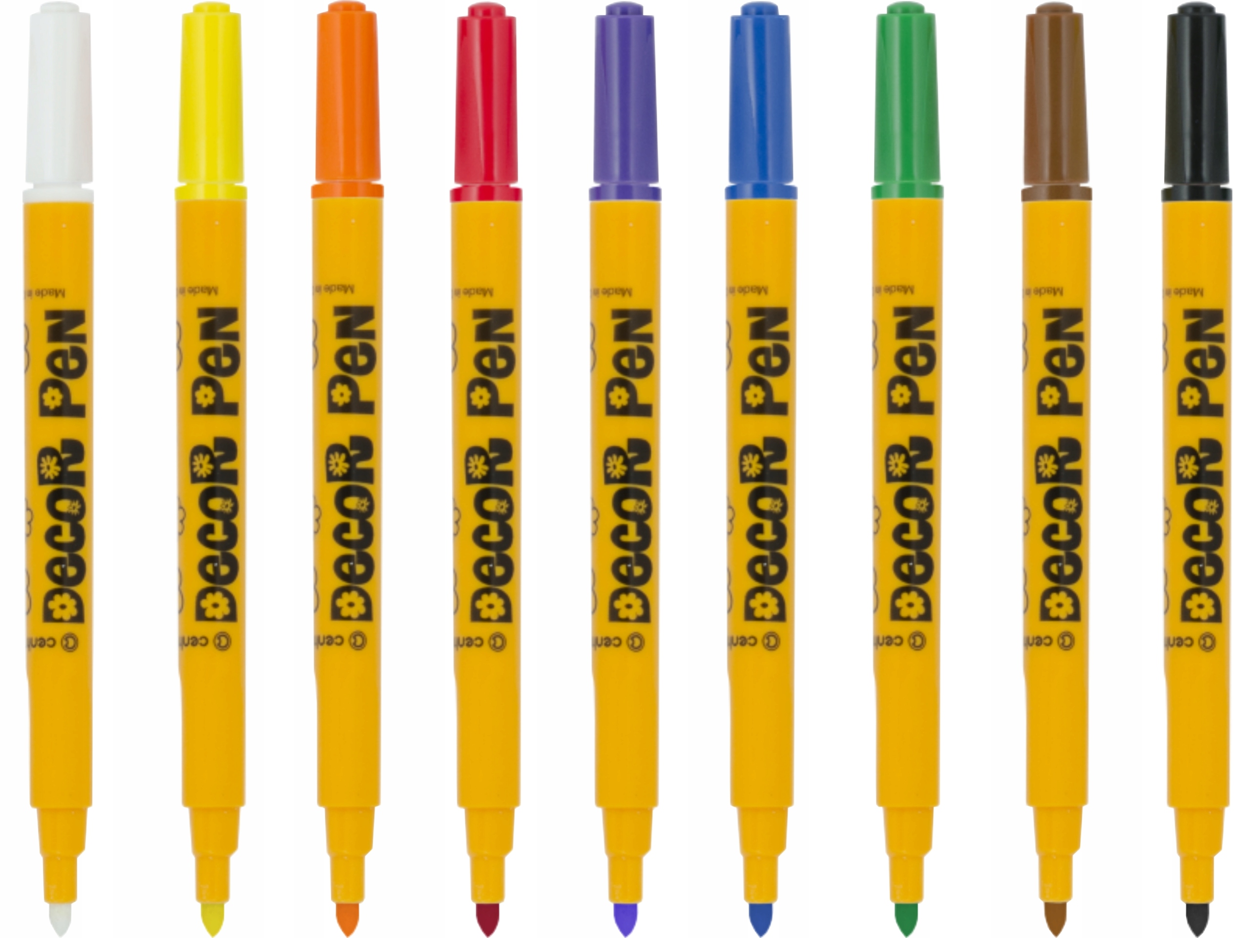 Flamastry markery do dekorowania CENTROPEN 8+1 kol Marka Centropen