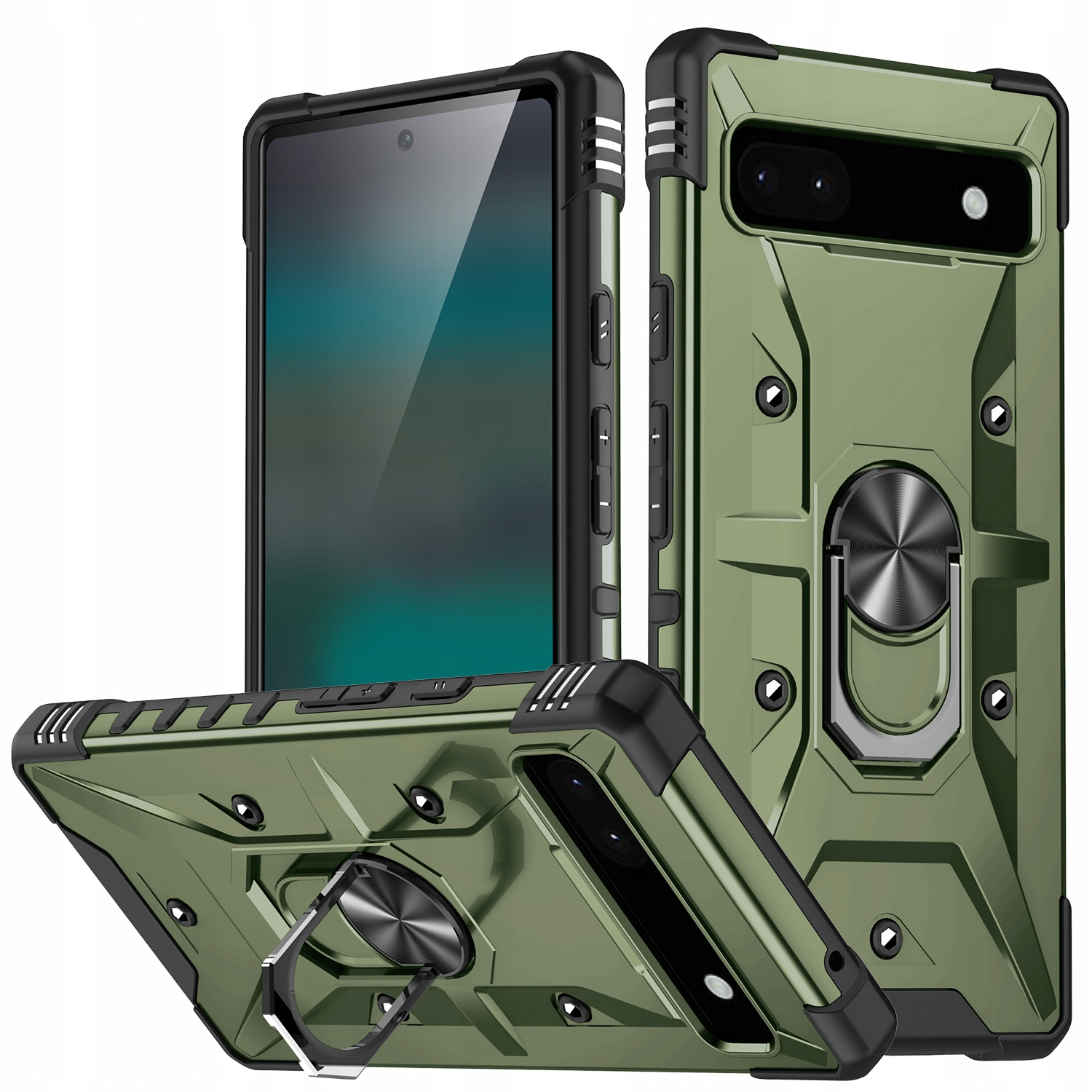 

Etui Pancerne Case Obudowa Ring do Google Pixel 6A