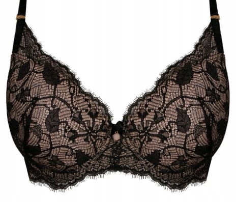 Nipplex & Mefemi Podprsenka Victoria Push Up Černá 75B