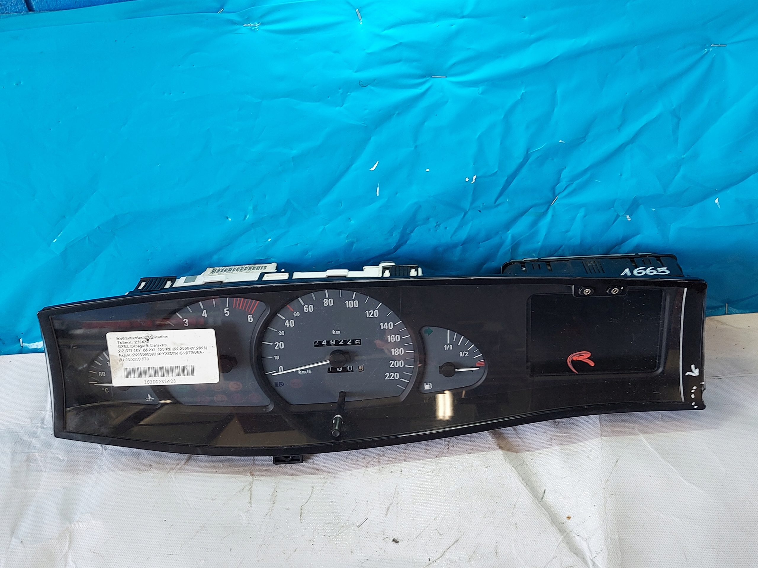 dials clock OPEL OMEGA B 2.2 DTI 09228420AT