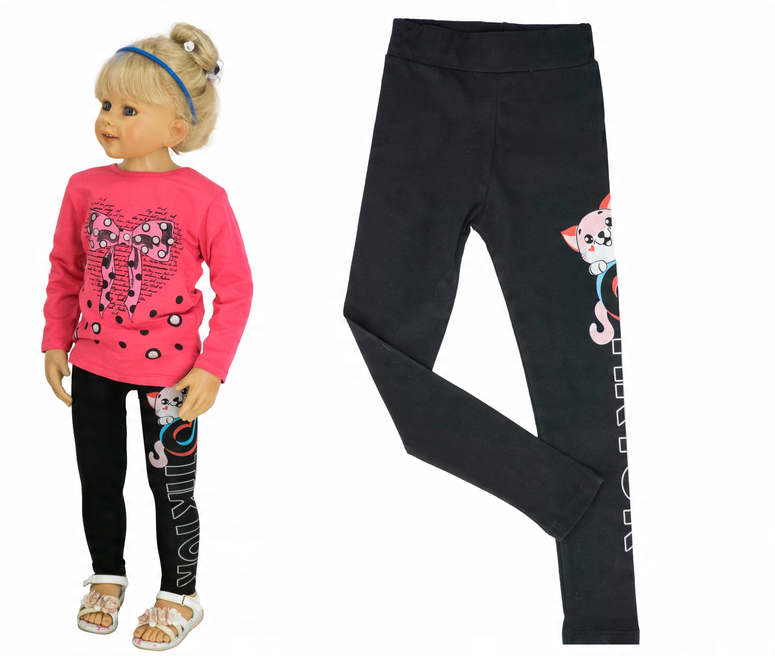 

KR225 Getry legginsy kotek szczupłe rozmiar 110
