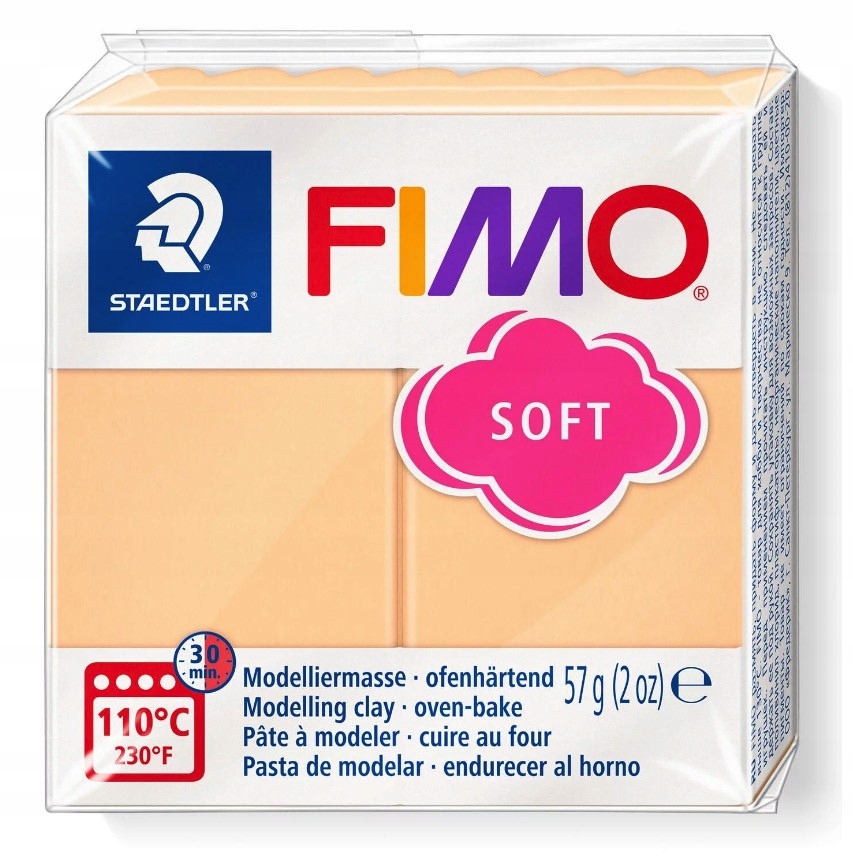 Masa termoutwardzalna Fimo brzoskwiniowa