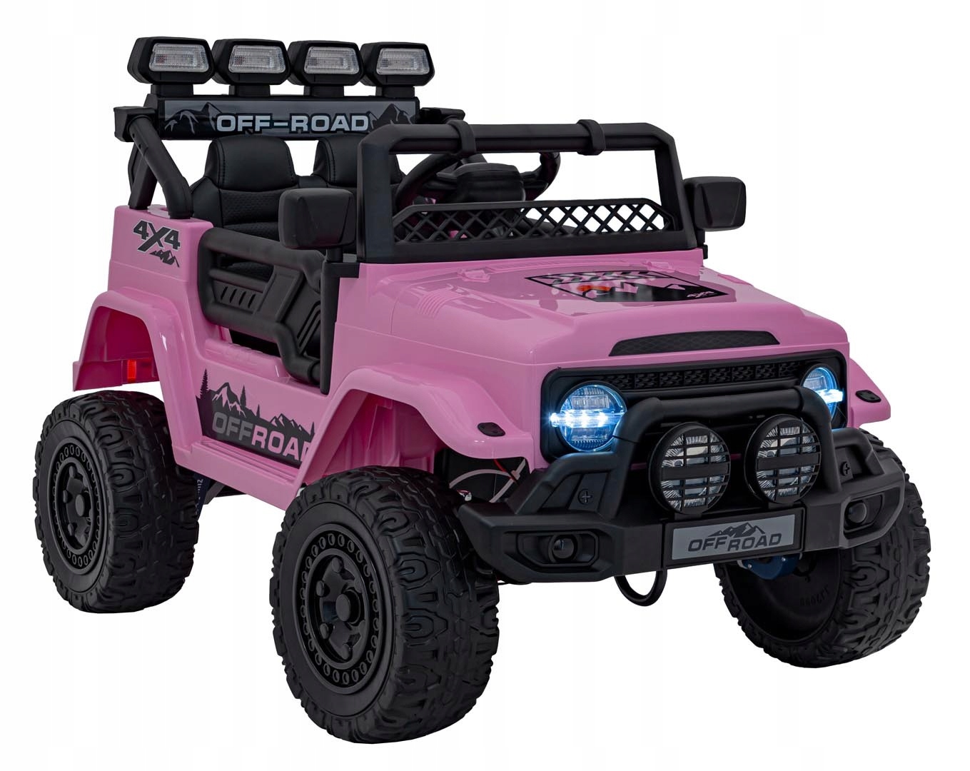 Auto dla dziecka terenowe 4x4 Pojazd Off-Road Climber Pilot Koła Pianka Led