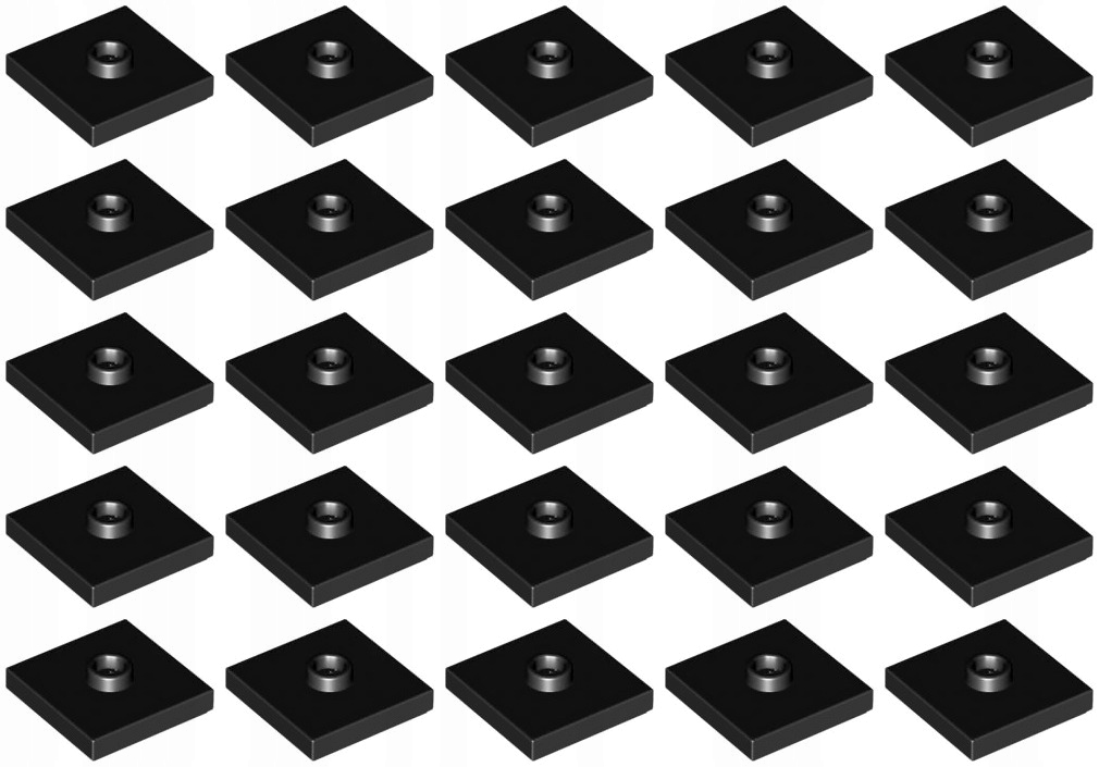 

Lego 87580 Płytka 2x2 czarna (15g) 25 szt.