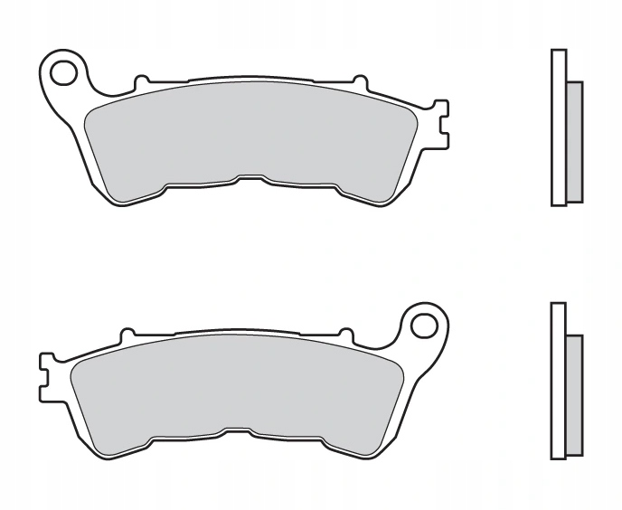 07HO57SA - ТОРМОЗНЫЕ КОЛОДКИ BREMBO HONDA CBF1000 06-13 ПЕРЕДНИЕ