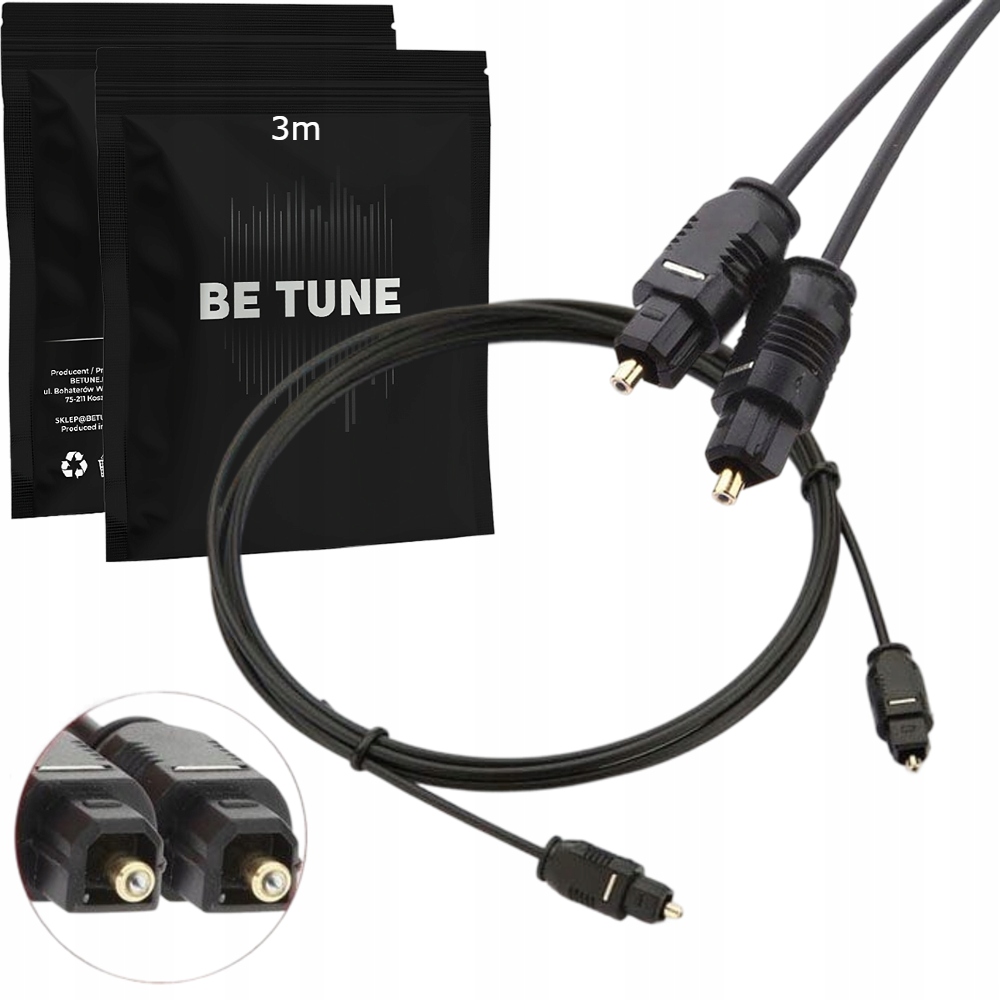 Kabel optyczny Betune OPT-3M-v2 Toslink - Toslink 3 m
