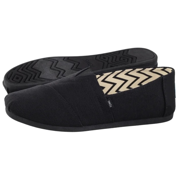 Pánské boty Espadrilky Toms Alpargata Classic Black 10020785 Černé