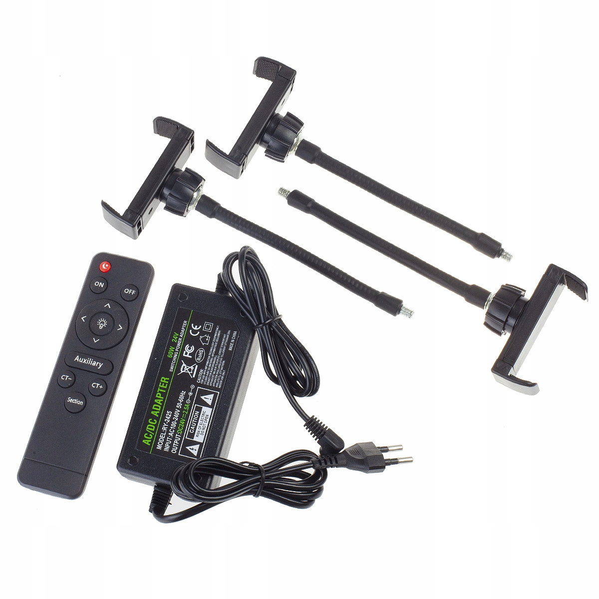 LAMPA PIERŚCIENIOWA LED RING 60W STATYW 180CM ZDALNE STEROWANIE EAN (GTIN) 5907056700890