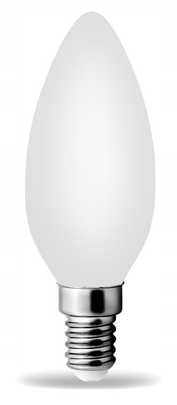 

Żarówka Led E14 Świeca Mleczna 4W C35 230V 3000K
