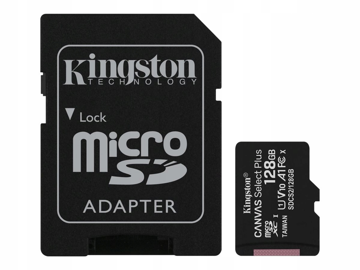 KARTA PAMIĘCI KINGSTON 128GB Class 10 z adapterem