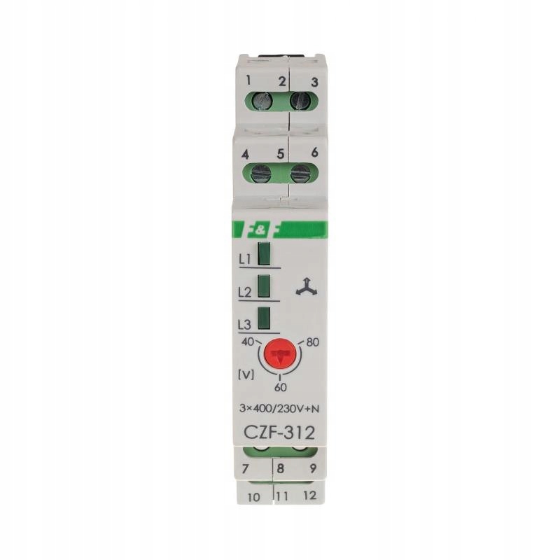 

F&f Czujnik Zaniku Asymetrii Faz 2x5A CZF-312
