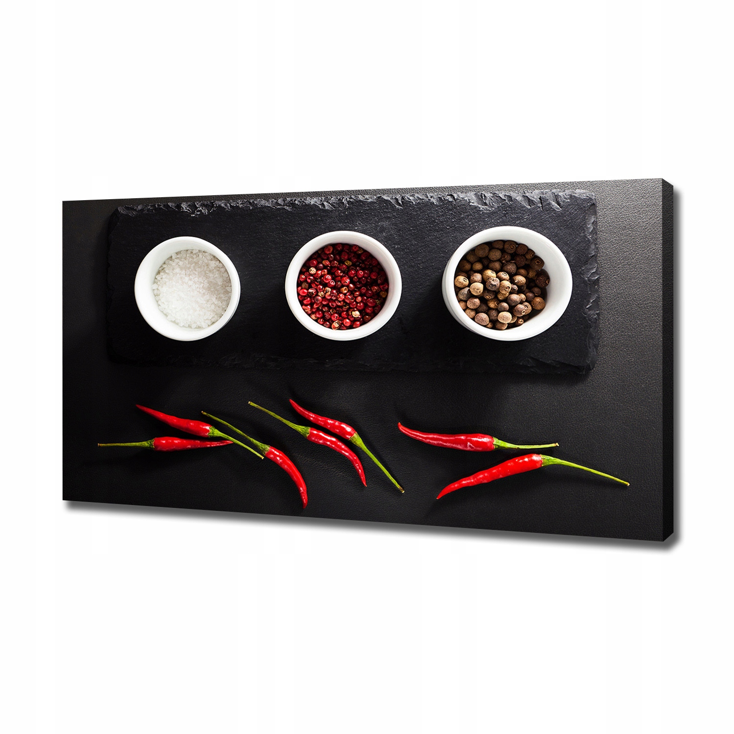 Fotoobraz obraz na plátně Koření a chilli 120 x 60 cm