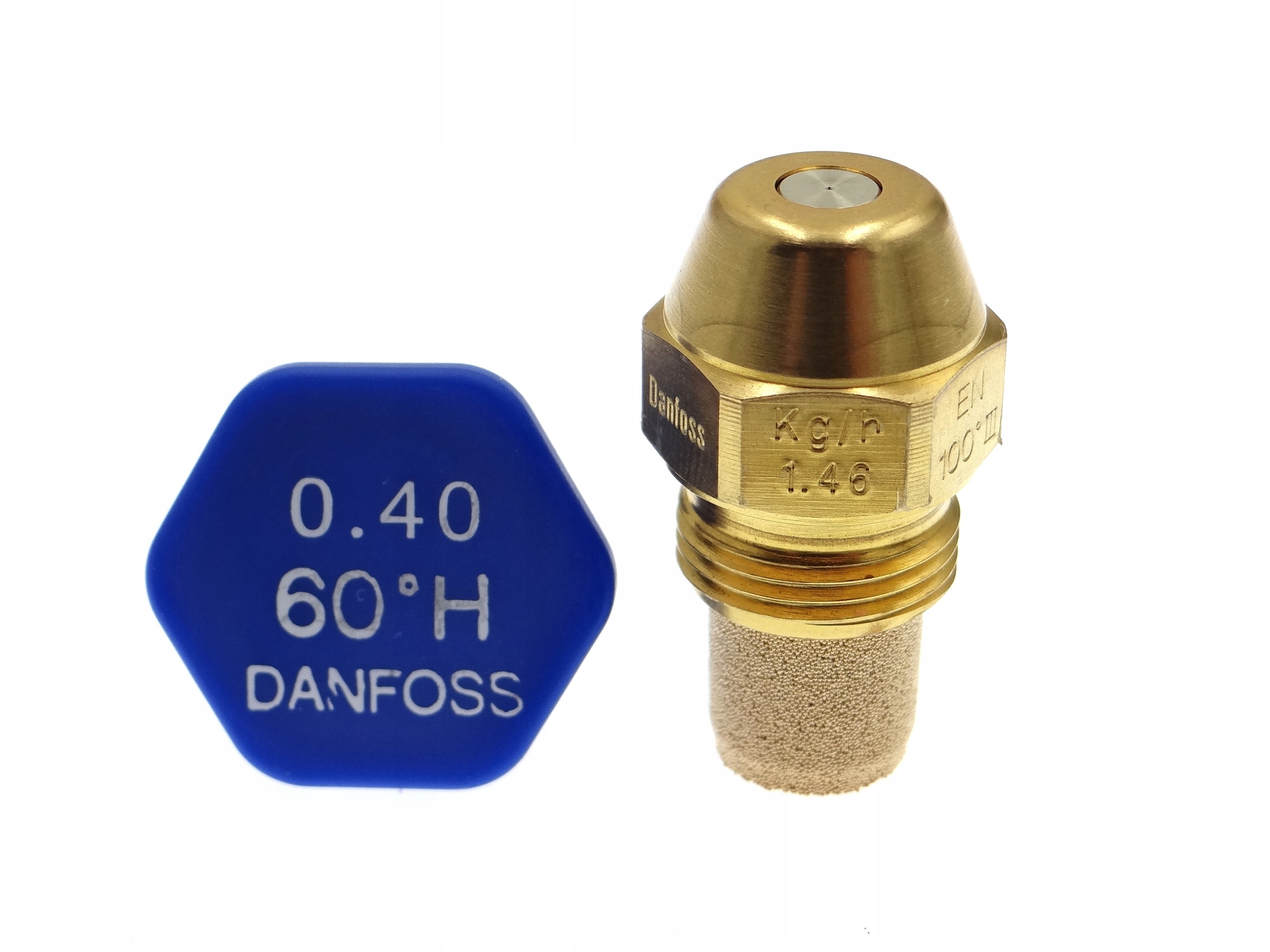 Tryska Danfoss pro olejové hořáky 0,40 USgal/h 60°H 1,46 Kg/h