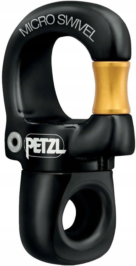 Petzl Micro Swivel czarny P58 Xso aluminiowy krętlik 23kN