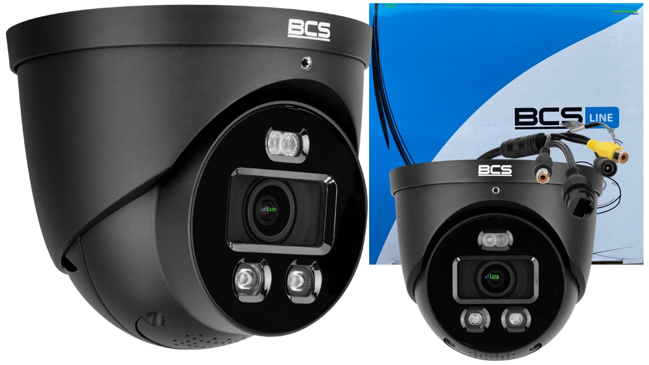 Kamera Ip BCS-L-EIP66FCR3L3-Ai1-G 6MPx; 2,8mm, NightColor, mikr i głośnik
