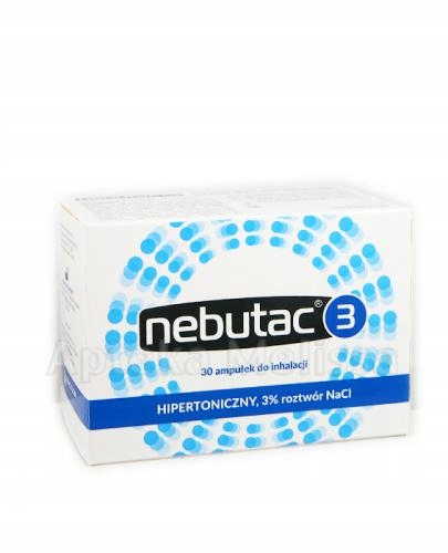 

Nebutac Hipertoniczny roztwór chlorku sodu 3%