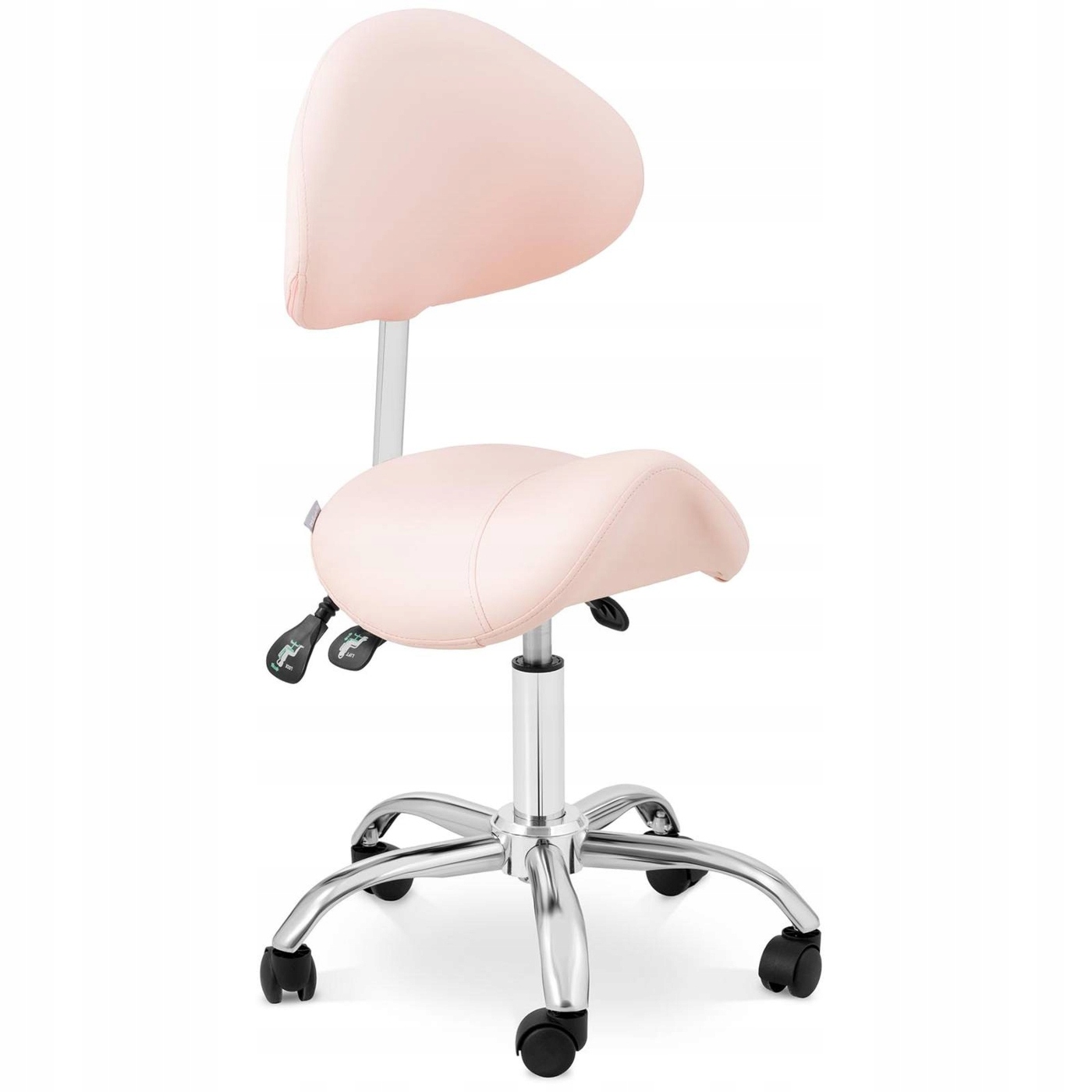 Krzesło Siodłowe Physa Mannheim Powder Pink Różowe