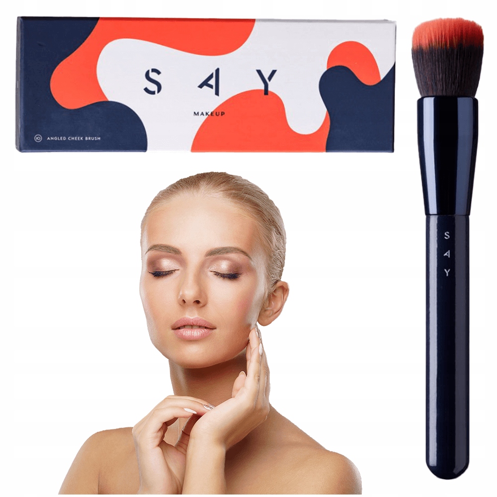 Štětec na podklad pro odstupňování krytí nanášení make-upu Say č.