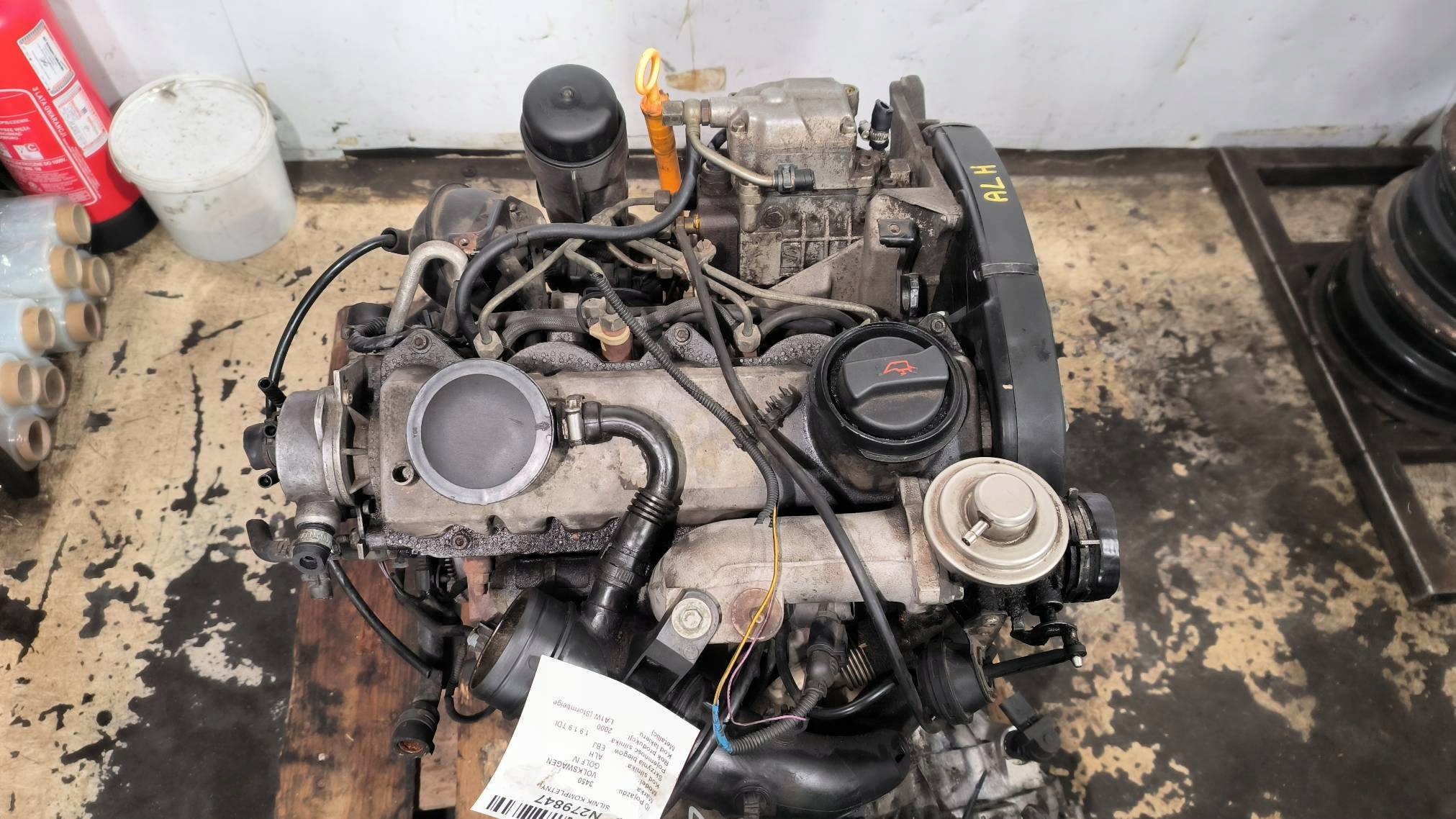 engine complete ALH 1.9 TDI VOLKSWAGEN GOLF IV