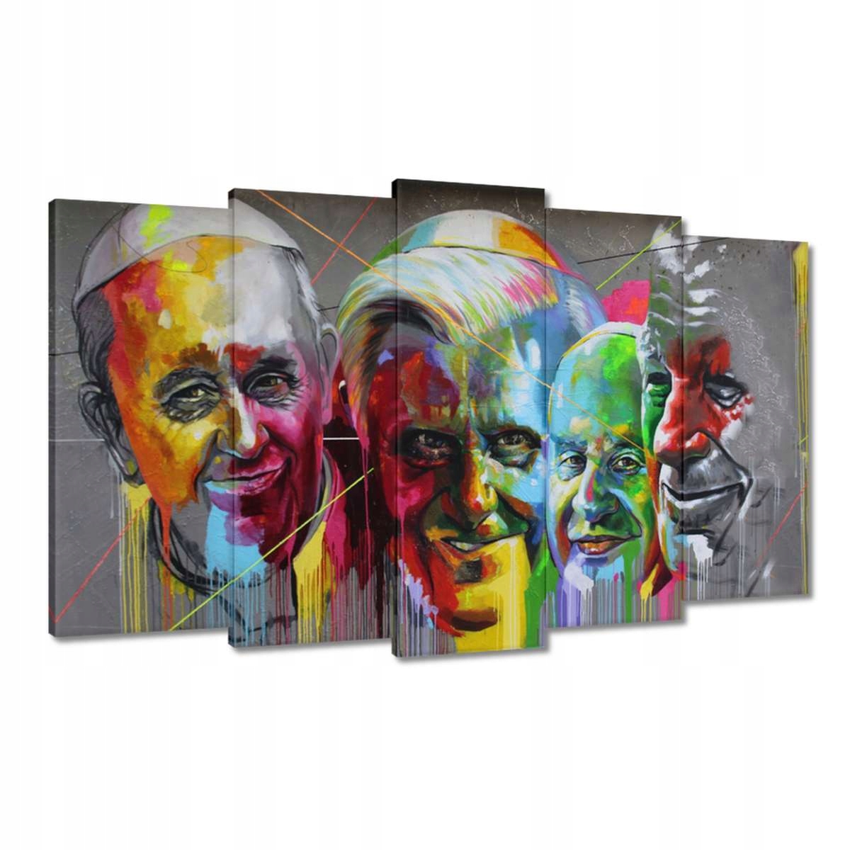 Obrazy 100x60 Grafiti Papež Dekorace