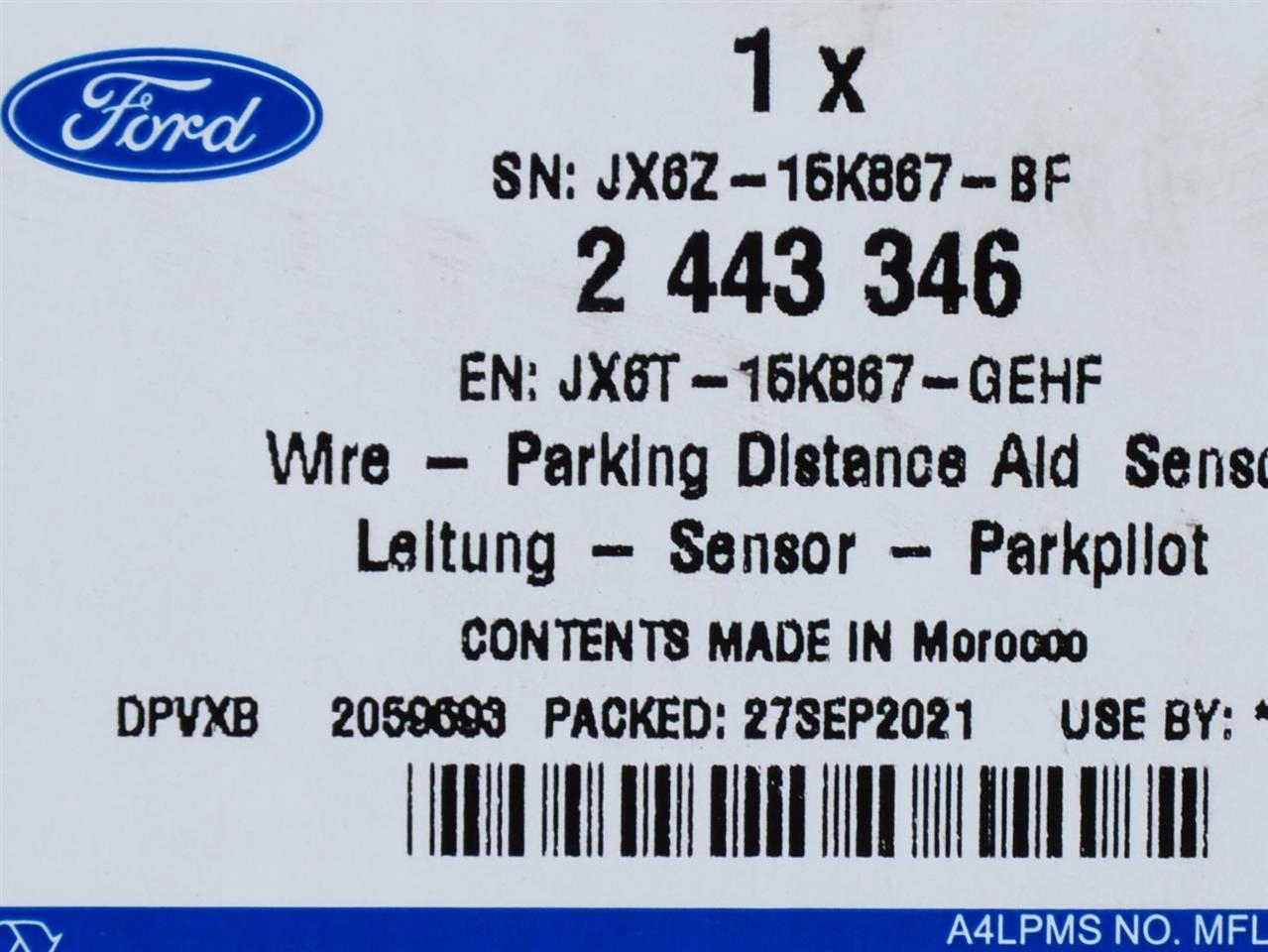 WIAZKA ZDERZAKA PRZOD FOCUS 19 Car type Passenger cars