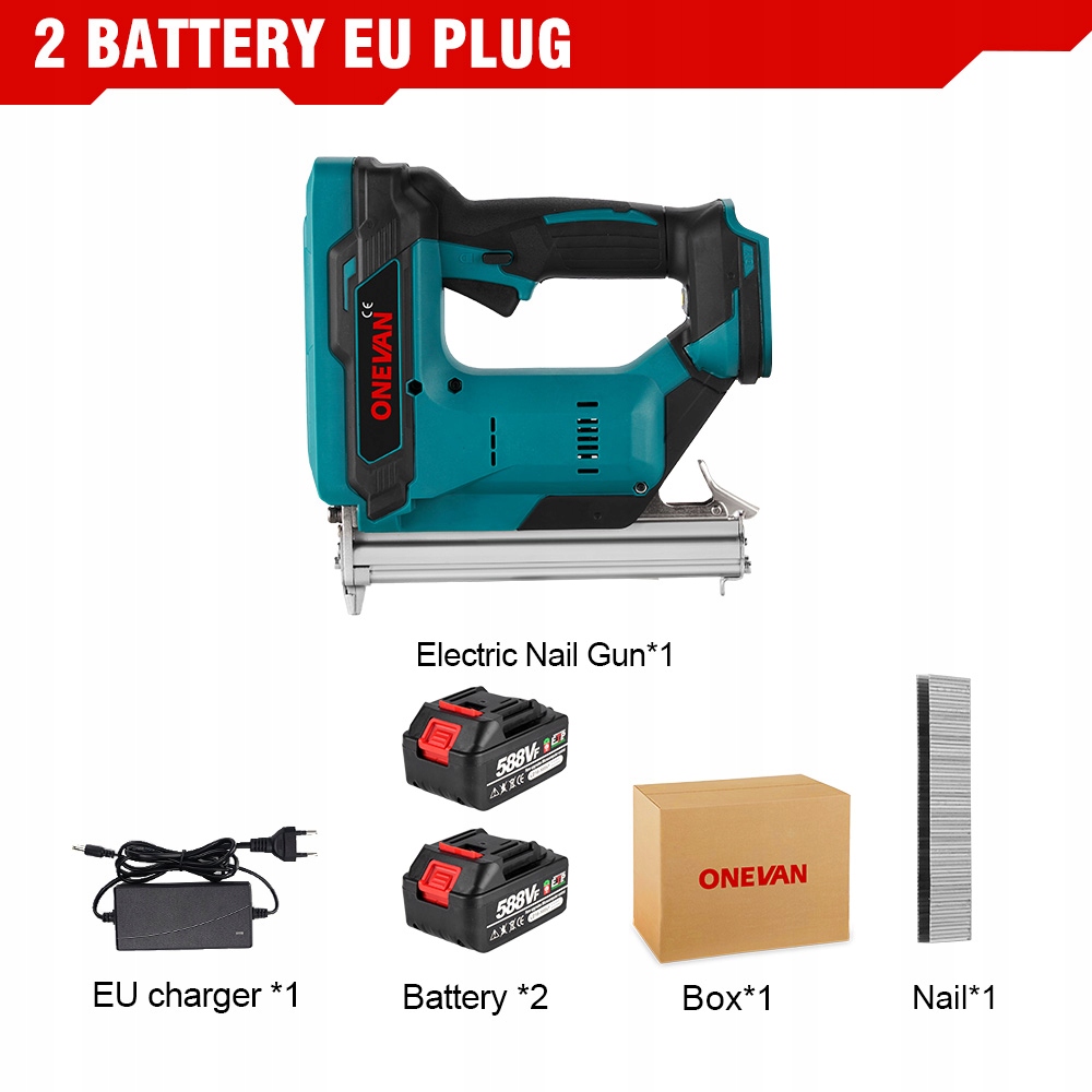 Zszywacz elektryczny 2IN1 Zszywki do gwoździ akumulatorowych Kod producenta sku005381_3