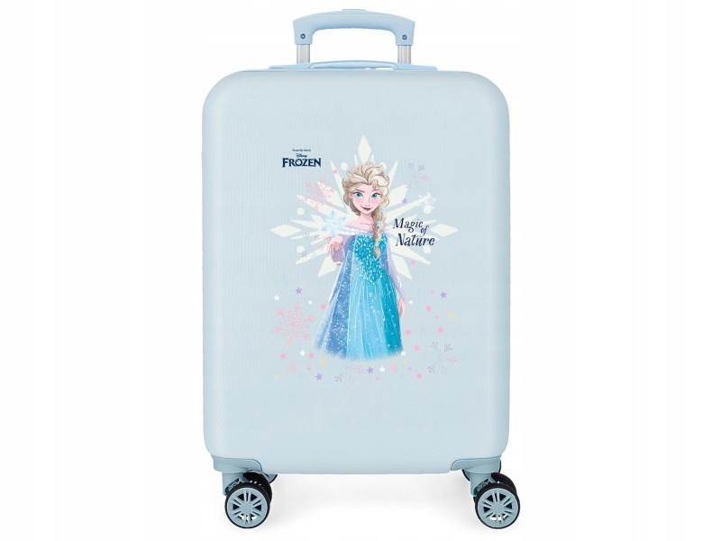 Kufor podróżny Abs Disney Frozen Magic Ice Azul, 55x38x20cm, 34L, 2941121