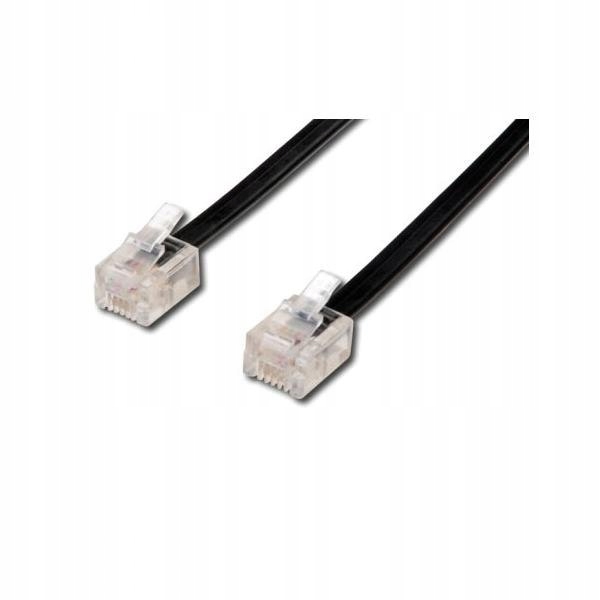 Kabel telefoniczny ADSL KVTD100641 10 m czarny