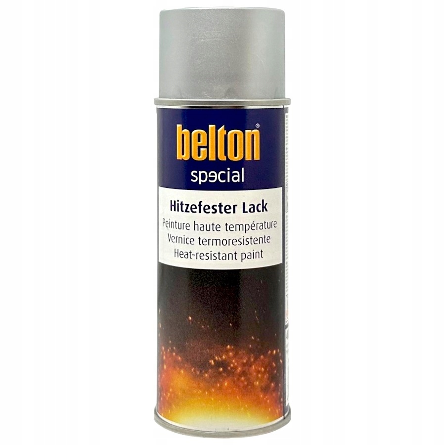 Belton Farba Żaroodporna Srebrna Matowa 650°C Spray 400ML