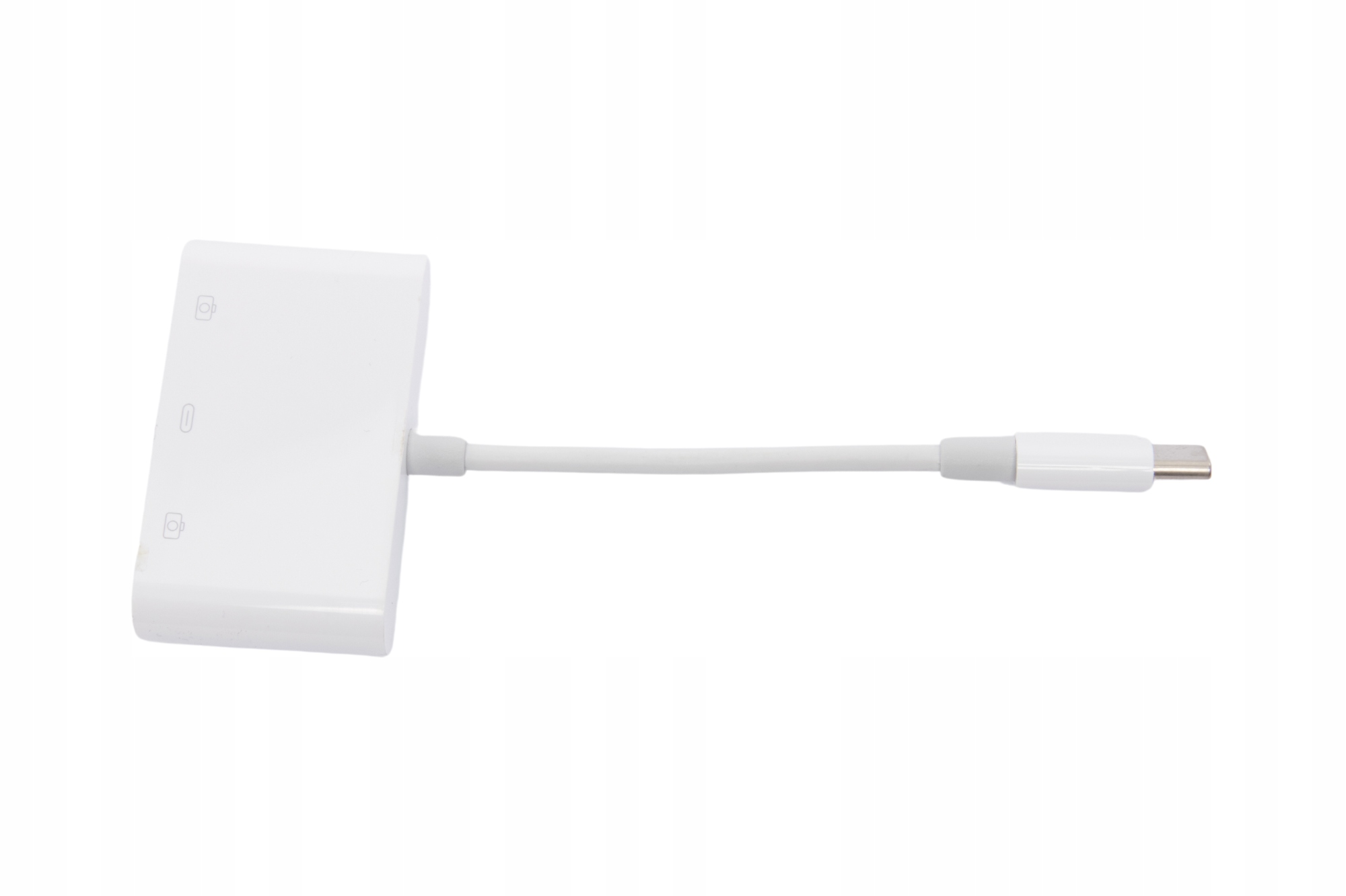 Kabel adapter przejściówka USB-C na 2x USB + USB-C do smartfona laptopa Stan opakowania oryginalne