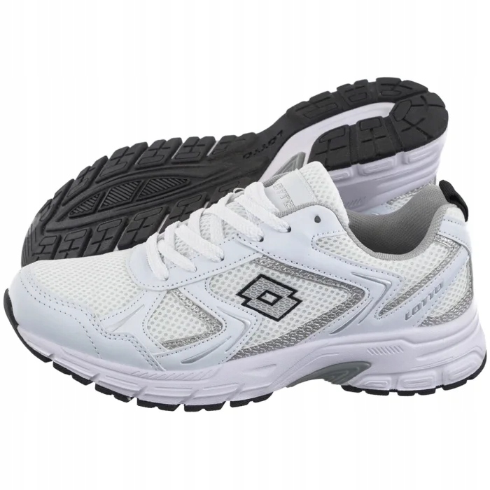 Sportovní běžecké boty Lotto Kitaura 2400010U 1080 White/Silver