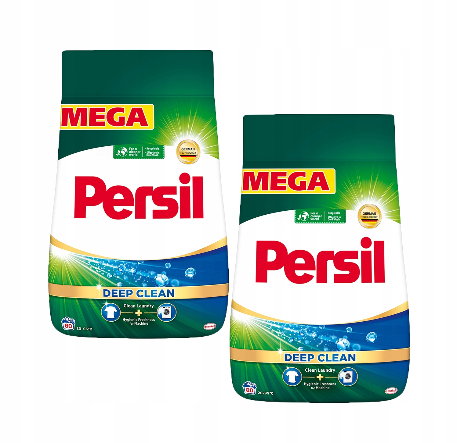 Persil Persil Powder Regular Proszek do prania białego 2x4,4kg (160 prań)